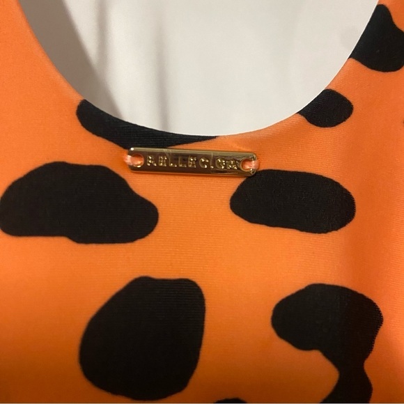 RELLECIGA High Cut Bandeau One Piece Swimsuit Leopard Size Small - Picture 5 of 7